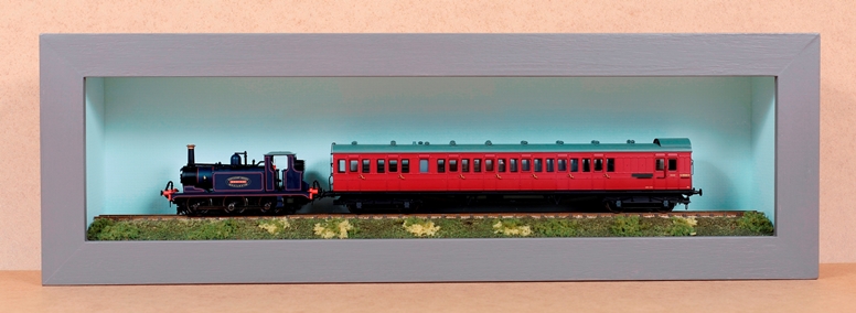 3d object-painted box frame-model train