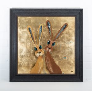 Gilded hares