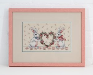 X stitch - 2 rabbits